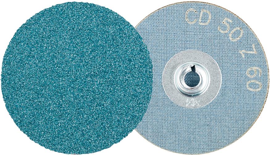 Feuille abrasive COMBIDISC corindon zirconium 50mm G60 