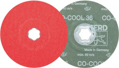Meule en fibre CC-FS CO-COOL 125mm G36 