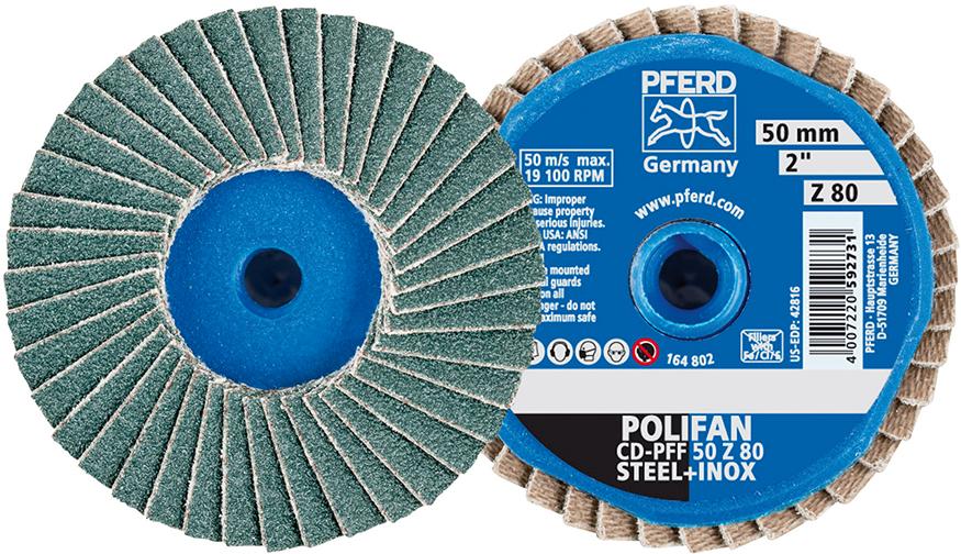 COMBIDISC Mini-Polifan corindon zirconium 50mm G80 