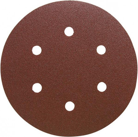 Disque auto-agrippant bois 150mm K180 6 trous 