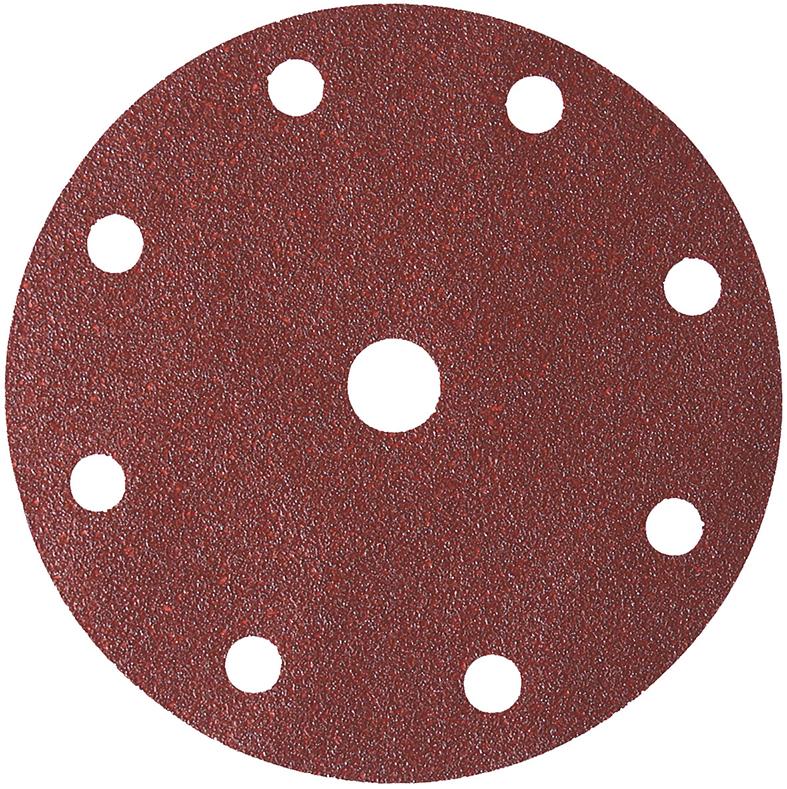 Disque auto-agrippant bois 150mm K100 9 trous 