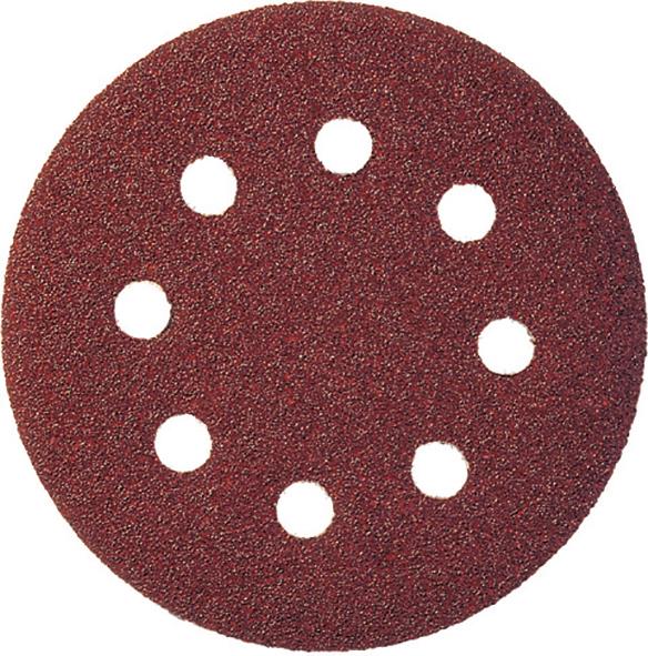 Disque auto-agrippant bois 125mm K240 8 trous 