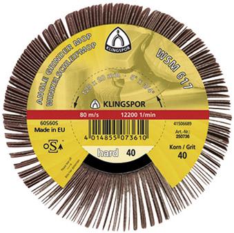 Roue à lamelles WSM 617 125x20mm G80 
