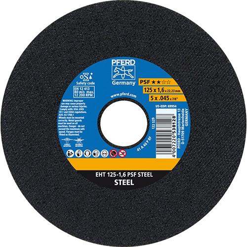 Meule à tronçonner droite A46PPS 125x1,6mm 