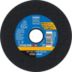 Meule à tronçonner droite A46PPSF-INOX 125x1,6mm 