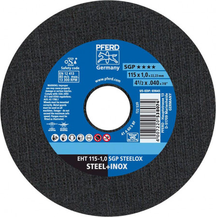 Meule à tronçonner X-Slim A60SSGP-INOX 115x0,8mm 