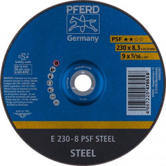 Meule d'ébarbage coudée A30PPS 230x8mm 