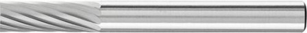 Fraise sur tige carbure cylindrique 0616 3 6mm 6x16mm 