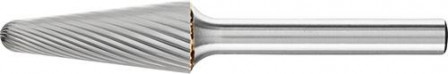 Fraise sur tige carbure forme conique bout arrondi 1230 3 6mm 12x30mm 
