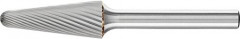 Fraise sur tige carbure forme conique bout arrondi 1230 3 6mm 12x30mm 