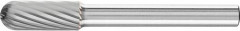 Fraise sur tige carbure forme cyl. bout arrondi 0820 3 6mm 8x20mm 