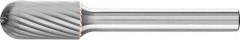 Fraise sur tige carbure forme cyl. bout arrondi 1020 3 6mm 10x20mm 
