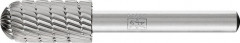 Fraise sur tige HSS forme cyl. bout arrondi C 1225 3 6mm 12x25mm 