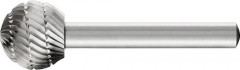 Fraise sur tige HSS forme sphérique F 1614 3 6mm 16x14,3mm 