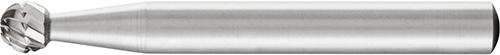 Fraise sur tige HSS forme sphérique F 0605 3 6mm 6x5,4mm 
