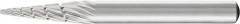 Fraise sur tige HSS forme conique bout pointu G 0618 3 6mm 6x18mm 