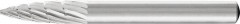 Fraise sur tige HSS forme ogive bout pointu K 0618 3 6mm 6x18mm 