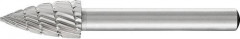 Fraise sur tige HSS forme ogive bout pointu K 1020 3 6mm 10x20mm 
