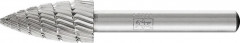Fraise sur tige HSS forme ogive bout pointu K 1225 3 6mm 12x25mm 