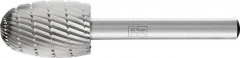 Fraise sur tige HSS forme goutte O 1625 3 6mm 16x25mm 
