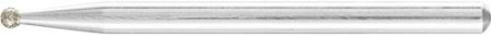 Meule sur tige diamant D126 forme sphérique 2x3mm 
