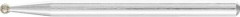 Meule sur tige diamant D126 forme sphérique 2x3mm 