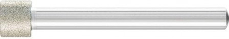 Meule sur tige diamant D126 cylindrique 10x8x6mm 