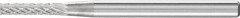 Mini-fraise sur tige carbure cylindrique 0210 4 3mm 2x10mm 