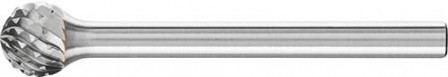 Mini-fraise sur tige carbure forme sphérique 0605 4 3mm 6x5mm 