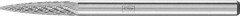 Mini-fraise sur tige carbure forme ogive bout pointu 0313 4 3mm 3x13mm 
