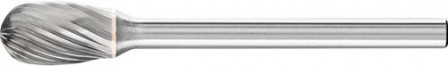 Mini-fraise sur tige carbure forme goutte 0610 5 3mm 6x10mm 