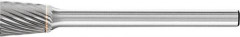 Mini-fraise sur tige carbure forme angulaire 0607 5 3mm 6x7mm 