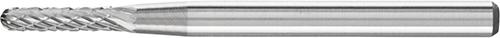 Mini-fraise sur tige carbure forme cyl. bout arrondi 0210 4 3mm 2x10mm 
