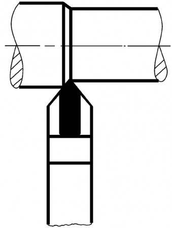 Outil tourn. carb DIN4975 25x16x140mm P25/30 